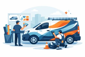 Vehicle Wrap Design for Contractors That Works