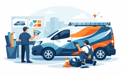 Vehicle Wrap Design for Contractors That Works